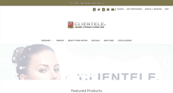 Desktop Screenshot of clientelebeauty.com